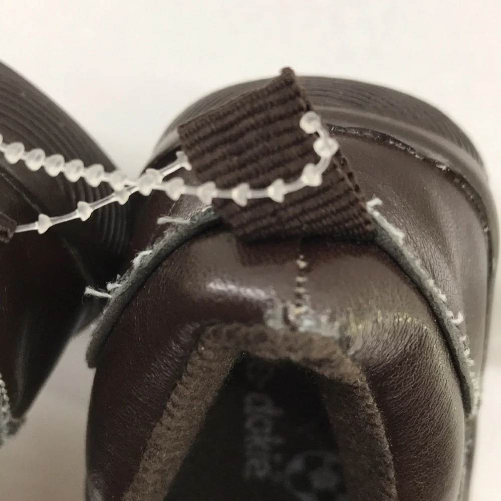OKIE-DOKIE Faux Leather Dark Brown Loafers—NWOT—Baby Boys Size 4